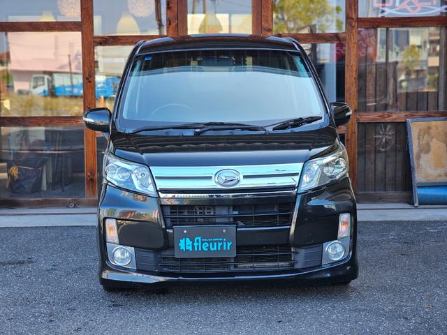 ムーヴ カスタム　ＲＳ　室内全席取り外し清掃済　ターボ　ローダウン　ＬＥＤヘッドライト　ＬＥＤフォグライト　ＬＥＤルームライト　ナビ　Ｂｌｕｅｔｏｏｔｈ　ＥＴＣ　スマートキー　アイドリングストップ　純正　ＭＯＭＯステ（5枚目）