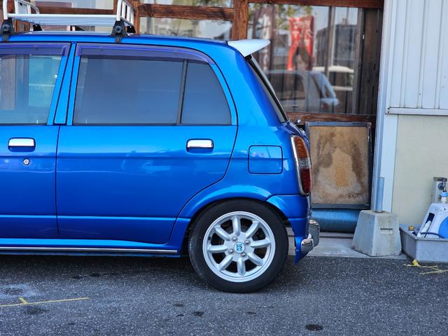 ミラジーノ ミニライトスペシャルターボ　全席取り外し清掃済　ターボ　車高調　社外マフラー　ミニライトホイール　ルーフキャリア　リアスポイラー　ＬＥＤテール　社外ナビ　地デジ　Ｂｌｕｅｔｏｏｔｈ　社外シートカバー　後期グリル　２眼メーター（11枚目）