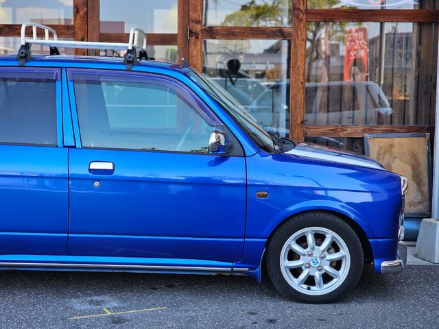 ミラジーノ ミニライトスペシャルターボ　全席取り外し清掃済　ターボ　車高調　社外マフラー　ミニライトホイール　ルーフキャリア　リアスポイラー　ＬＥＤテール　社外ナビ　地デジ　Ｂｌｕｅｔｏｏｔｈ　社外シートカバー　後期グリル　２眼メーター（35枚目）