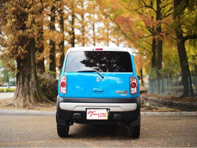 ハスラー Ｘターボ　ＥＴＣ　ナビ　ＴＶ　衝突被害軽減システム　ＨＩＤ　スマートキー　アイドリングストップ　電動格納ミラー　シートヒーター　ベンチシート　ＣＶＴ　盗難防止システム　ＡＢＳ　ＥＳＣ　アルミホイール（7枚目）