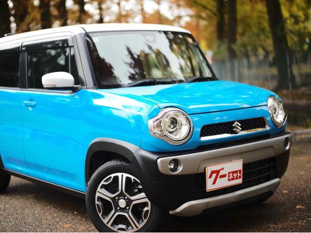 ハスラー Ｘターボ　ＥＴＣ　ナビ　ＴＶ　衝突被害軽減システム　ＨＩＤ　スマートキー　アイドリングストップ　電動格納ミラー　シートヒーター　ベンチシート　ＣＶＴ　盗難防止システム　ＡＢＳ　ＥＳＣ　アルミホイール（8枚目）