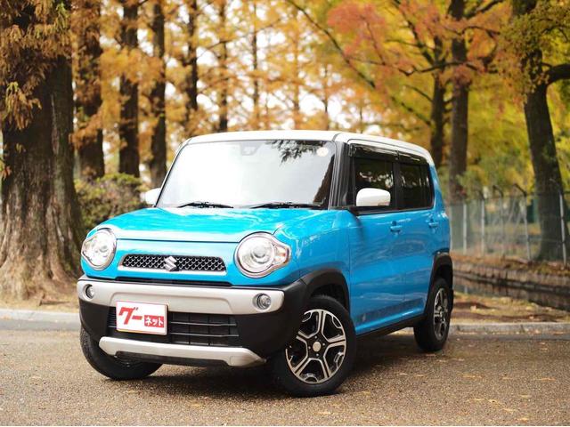 ハスラー Ｘターボ　ＥＴＣ　ナビ　ＴＶ　衝突被害軽減システム　ＨＩＤ　スマートキー　アイドリングストップ　電動格納ミラー　シートヒーター　ベンチシート　ＣＶＴ　盗難防止システム　ＡＢＳ　ＥＳＣ　アルミホイール（10枚目）