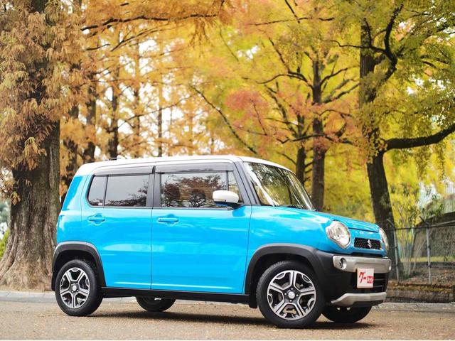 ハスラー Ｘターボ　ＥＴＣ　ナビ　ＴＶ　衝突被害軽減システム　ＨＩＤ　スマートキー　アイドリングストップ　電動格納ミラー　シートヒーター　ベンチシート　ＣＶＴ　盗難防止システム　ＡＢＳ　ＥＳＣ　アルミホイール（19枚目）