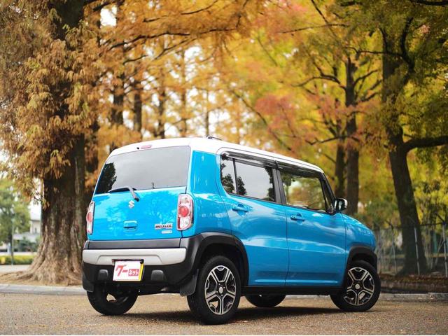 ハスラー Ｘターボ　ＥＴＣ　ナビ　ＴＶ　衝突被害軽減システム　ＨＩＤ　スマートキー　アイドリングストップ　電動格納ミラー　シートヒーター　ベンチシート　ＣＶＴ　盗難防止システム　ＡＢＳ　ＥＳＣ　アルミホイール（24枚目）