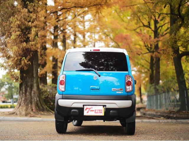 ハスラー Ｘターボ　ＥＴＣ　ナビ　ＴＶ　衝突被害軽減システム　ＨＩＤ　スマートキー　アイドリングストップ　電動格納ミラー　シートヒーター　ベンチシート　ＣＶＴ　盗難防止システム　ＡＢＳ　ＥＳＣ　アルミホイール（28枚目）