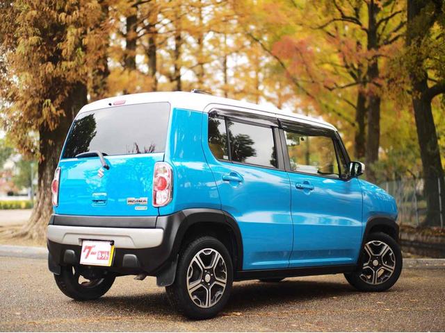 ハスラー Ｘターボ　ＥＴＣ　ナビ　ＴＶ　衝突被害軽減システム　ＨＩＤ　スマートキー　アイドリングストップ　電動格納ミラー　シートヒーター　ベンチシート　ＣＶＴ　盗難防止システム　ＡＢＳ　ＥＳＣ　アルミホイール（34枚目）