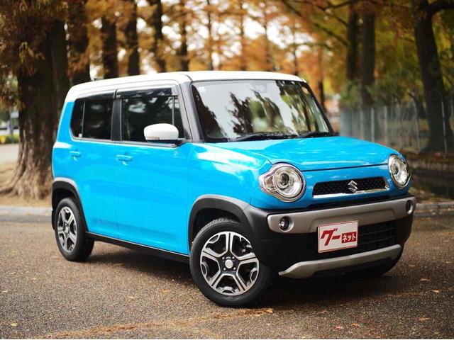 ハスラー Ｘターボ　ＥＴＣ　ナビ　ＴＶ　衝突被害軽減システム　ＨＩＤ　スマートキー　アイドリングストップ　電動格納ミラー　シートヒーター　ベンチシート　ＣＶＴ　盗難防止システム　ＡＢＳ　ＥＳＣ　アルミホイール（36枚目）