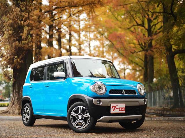 ハスラー Ｘターボ　ＥＴＣ　ナビ　ＴＶ　衝突被害軽減システム　ＨＩＤ　スマートキー　アイドリングストップ　電動格納ミラー　シートヒーター　ベンチシート　ＣＶＴ　盗難防止システム　ＡＢＳ　ＥＳＣ　アルミホイール（37枚目）