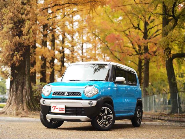 ハスラー Ｘターボ　ＥＴＣ　ナビ　ＴＶ　衝突被害軽減システム　ＨＩＤ　スマートキー　アイドリングストップ　電動格納ミラー　シートヒーター　ベンチシート　ＣＶＴ　盗難防止システム　ＡＢＳ　ＥＳＣ　アルミホイール（38枚目）