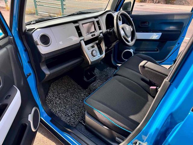 ハスラー Ｘターボ　ＥＴＣ　ナビ　ＴＶ　衝突被害軽減システム　ＨＩＤ　スマートキー　アイドリングストップ　電動格納ミラー　シートヒーター　ベンチシート　ＣＶＴ　盗難防止システム　ＡＢＳ　ＥＳＣ　アルミホイール（54枚目）