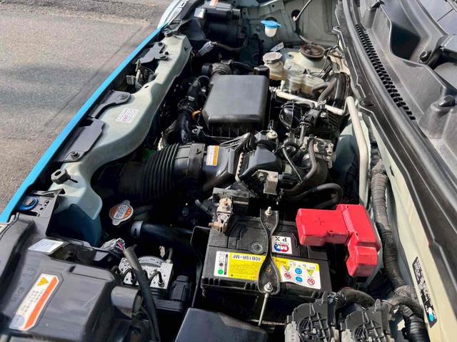 ハスラー Ｘターボ　ＥＴＣ　ナビ　ＴＶ　衝突被害軽減システム　ＨＩＤ　スマートキー　アイドリングストップ　電動格納ミラー　シートヒーター　ベンチシート　ＣＶＴ　盗難防止システム　ＡＢＳ　ＥＳＣ　アルミホイール（76枚目）