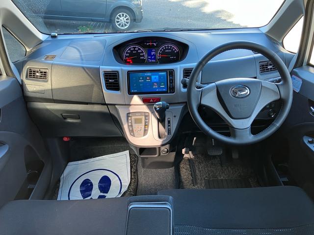 ムーヴ カスタム Xリミテッド メモリー地デジナビ BTオーディオ バックカメラ 前後ドライブレコーダー スマートキー オートエアコン オートライト オートワイパー アイドリングストップ(12枚目)