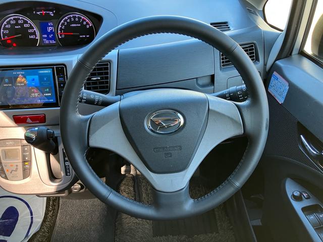 ムーヴ カスタム Xリミテッド メモリー地デジナビ BTオーディオ バックカメラ 前後ドライブレコーダー スマートキー オートエアコン オートライト オートワイパー アイドリングストップ(13枚目)