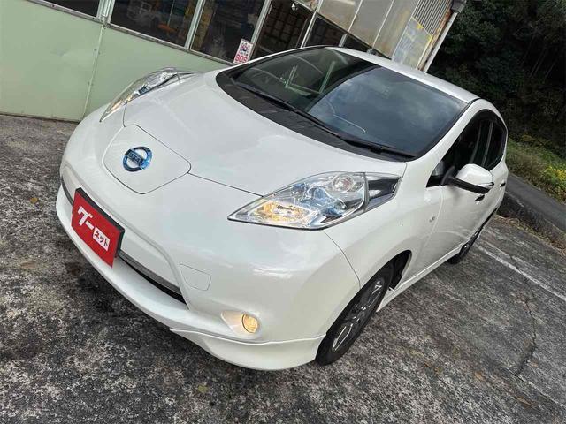 リーフ Ｇ　バックカメラ　ナビ　ＴＶ　オートクルーズコントロール　アルミホイール　スマートキー　電動格納ミラー　シートヒーター　ＣＶＴ　盗難防止システム　衝突安全ボディ　記録簿　ＡＢＳ　ＥＳＣ　ＣＤ（9枚目）