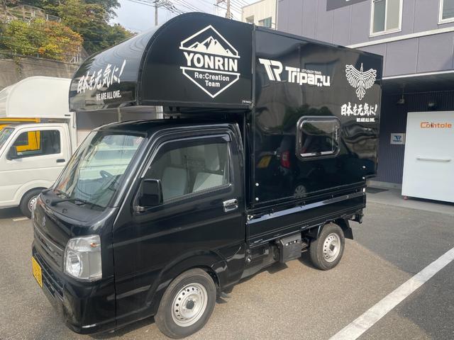 キャリイトラック 　トリパル　キャンピング　走行充電　ソーラーパネル　１００ａｈサブバッテリー　外部電源（17枚目）