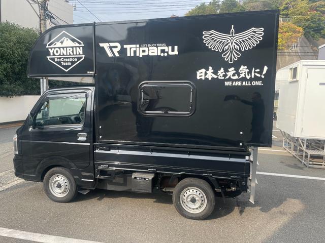 キャリイトラック 　トリパル　キャンピング　走行充電　ソーラーパネル　１００ａｈサブバッテリー　外部電源（18枚目）