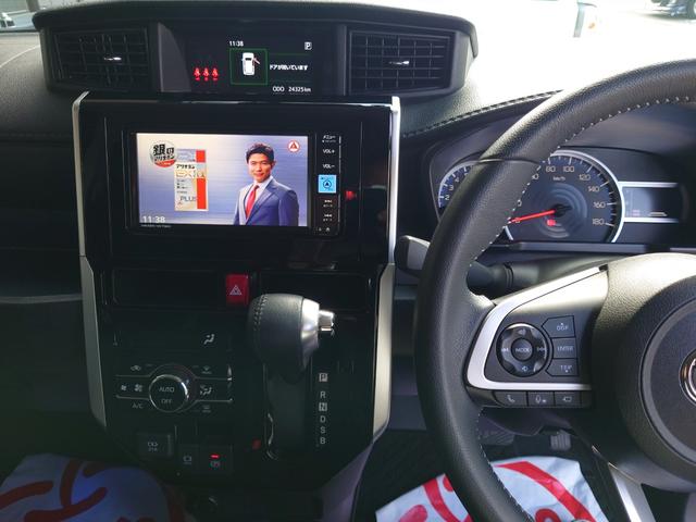 ルーミー カスタムG 1オーナー・純正ナビ(地デジ・Bluetooth・DVD)・パノラミックビュー全方位カメラ・ETC2.0・両側パワースライド・クリアランスソナー・セーフティセンス・インテリアイルミ・スマートキーX2(31枚目)