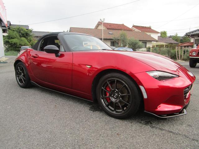 ロードスター RS /メーカーナビ/フルセグTV/バックカメラ/iアクティブセンス/BSM/BOSEサウンド/レカロ製専用シート/OPフルエアロ、アルカンターラ内装パネル、ブレンボキャリパー、レイズAW/社外車高調/(8枚目)