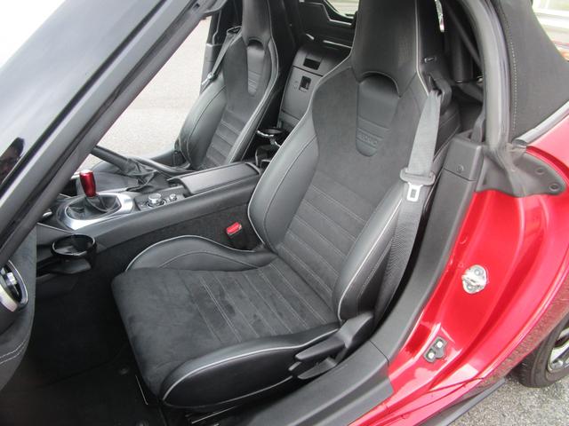 ロードスター RS /メーカーナビ/フルセグTV/バックカメラ/iアクティブセンス/BSM/BOSEサウンド/レカロ製専用シート/OPフルエアロ、アルカンターラ内装パネル、ブレンボキャリパー、レイズAW/社外車高調/(18枚目)