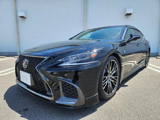 ＬＳ ＬＳ５００ｈ　Ｆスポーツ　マークレビンソン　アルカンターラ／革　サンルーフ　デジタルインナーミラー　ＴＲＤエアロ　ＴＲＤ鍛造２１インチアルミ　ＴＲＤマフラー　ＲＣＴＡ　ＢＳＭ　ロワリングキット（8枚目）