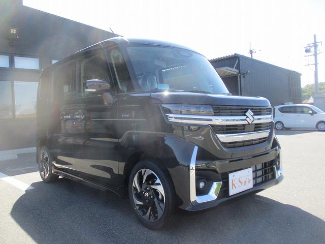 スペーシアカスタム ハイブリッドXS デュアルブレーキ 前後センサー アイドリングSTOP LEDランプ 運転席シートヒーター 横滑り防止 スマートキ 衝撃安全ボディー フルオートエアコン フルフラット ベンチシート クルコン ABS(14枚目)