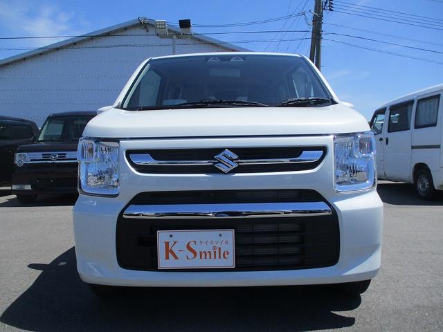 ワゴンR ハイブリッドFX-S パワーウインド クルコン サイドエアバック インテリキー LDA シートH Aライト セキュリティアラーム Aストップ ESC パワーステアリング Wエアバック オートエアコン ベンチシート ABS(7枚目)