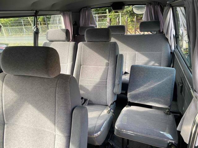 ハイエースワゴン 10人乗り ディーゼル ワンオーナー スライドドア AT ABS エアコン パワーステアリング パワーウィンドウ 運転席エアバッグ 走行79000キロ ワンオーナー 買取直売車両 GOO鑑定車(8枚目)