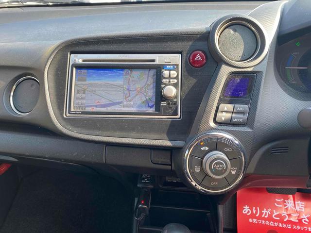 インサイト G ドライブレコーダー ETC バックカメラ ナビ CVT キーレスエントリー アイドリングストップ 電動格納ミラー 盗難防止システム CD DVD再生 USB 衝突安全ボディ ABS(4枚目)