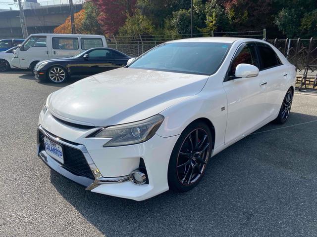 マークX 250G Sパッケージ G’s 8型ナビTV 柿本改マフラー ETC バックカメラ ALPINEナビTV 19インチAW HID プッシュスタート スマートキー 黒ハーフレザーS 社外インテジェントルームミラー Bluetooth 衝突安全ボディ ABS(12枚目)