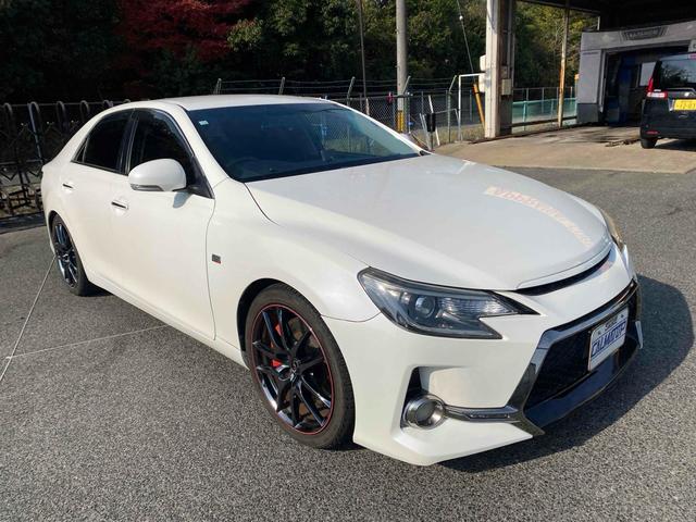 マークX 250G Sパッケージ G’s 8型ナビTV 柿本改マフラー ETC バックカメラ ALPINEナビTV 19インチAW HID プッシュスタート スマートキー 黒ハーフレザーS 社外インテジェントルームミラー Bluetooth 衝突安全ボディ ABS(14枚目)