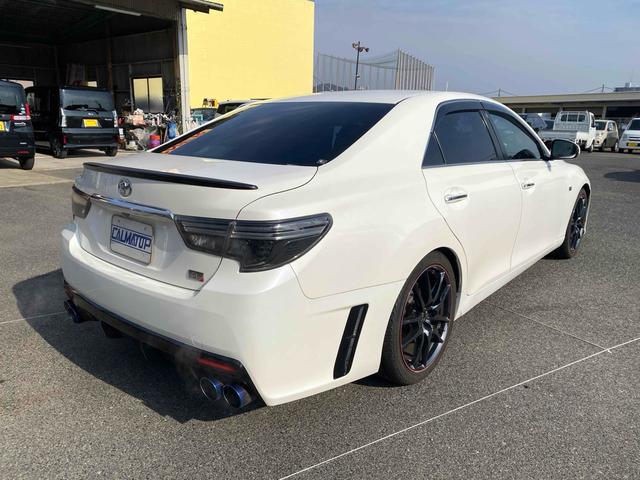 マークX 250G Sパッケージ G’s 8型ナビTV 柿本改マフラー ETC バックカメラ ALPINEナビTV 19インチAW HID プッシュスタート スマートキー 黒ハーフレザーS 社外インテジェントルームミラー Bluetooth 衝突安全ボディ ABS(17枚目)