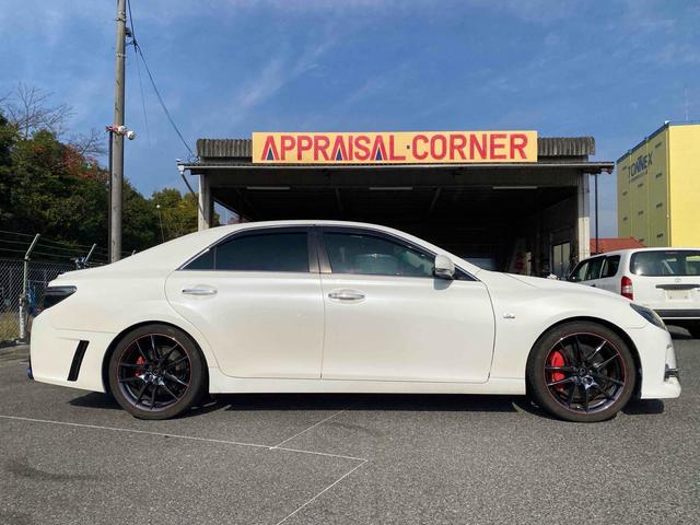 マークX 250G Sパッケージ G’s 8型ナビTV 柿本改マフラー ETC バックカメラ ALPINEナビTV 19インチAW HID プッシュスタート スマートキー 黒ハーフレザーS 社外インテジェントルームミラー Bluetooth 衝突安全ボディ ABS(24枚目)