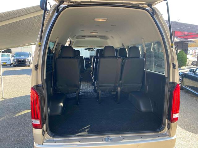 ハイエースワゴン グランドキャビン 10人乗り ワンオーナー 走行1500キロ 4WD アルパイン11型ナビTV 連動ドライブレコーダー ETC Bカメラ 社外アルミ 社外テール 社外サイドオーニング クリアランスソナー 黒シートカバー 左電動スライドドア スマートキー 買取直売(20枚目)