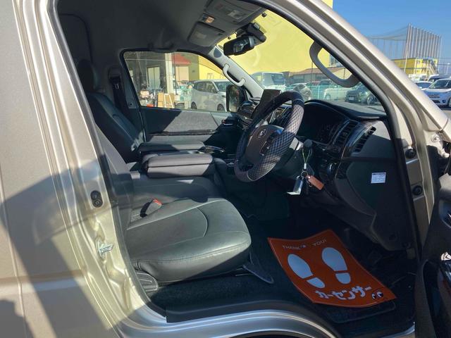 ハイエースワゴン グランドキャビン 10人乗り ワンオーナー 走行1500キロ 4WD アルパイン11型ナビTV 連動ドライブレコーダー ETC Bカメラ 社外アルミ 社外テール 社外サイドオーニング クリアランスソナー 黒シートカバー 左電動スライドドア スマートキー 買取直売(23枚目)