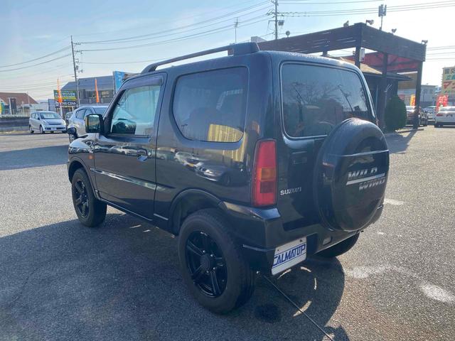 ジムニー ワイルドウインド　４ＷＤ　インタークーラーターボ　４ＷＤ　ＥＴＣ　キーレスエントリー　電動格納ミラー　シートヒーター　ＡＴ　ＡＢＳ　ＣＤ　ＵＳＢ　ルーフレール　アルミホイール　衝突安全ボディ　ＧＯＯ鑑定車　買取直売車両（16枚目）