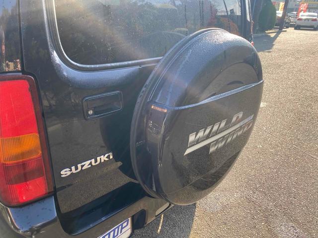 ジムニー ワイルドウインド　４ＷＤ　インタークーラーターボ　４ＷＤ　ＥＴＣ　キーレスエントリー　電動格納ミラー　シートヒーター　ＡＴ　ＡＢＳ　ＣＤ　ＵＳＢ　ルーフレール　アルミホイール　衝突安全ボディ　ＧＯＯ鑑定車　買取直売車両（23枚目）