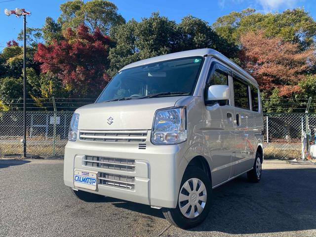 エブリイ PC 5MT ワンオーナー 走行1.5万キロ 5MT 衝突被害軽減システム クリアランスソナー レーンアシスト 両側スライドドア キーレスエントリー 電動格納ミラー オートライト 盗難防止システム ABS ESC GOO鑑定車 買取直売車両(21枚目)