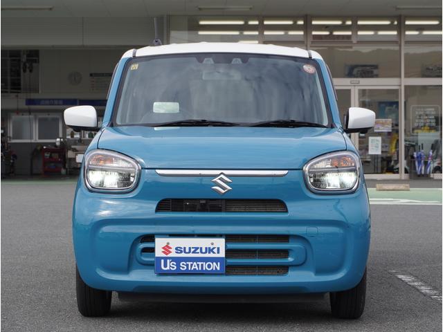 アルト HYBRID X 全方位カメラ ディスプレイオーディオ 全方位カメラ ディスプレイオーディオ リアパーキングセンサー シートヒーター プッシュスタート スマートキー LEDヘッドライト オートライト ドアバイザー 衝突被害軽減システム アイドリングストップ(21枚目)