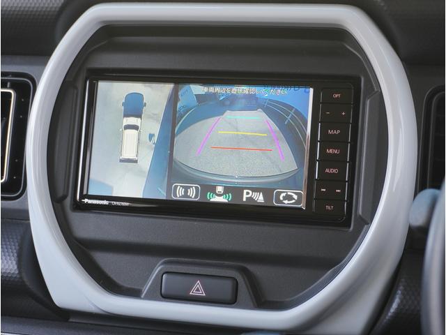 ハスラー ＨＹＢＲＩＤ　Ｘ　全方位カメラ　ナビ　リアパーキングセンサー　全方位カメラ　ナビ　リアパーキングセンサー　シートヒーター　プッシュスタート　スマートキー　Ｂｌｕｅｔｏｏｔｈ　オートライト　衝突被害軽減システム　アイドリングストップ　横滑り防止機能　衝突安全ボディ（5枚目）