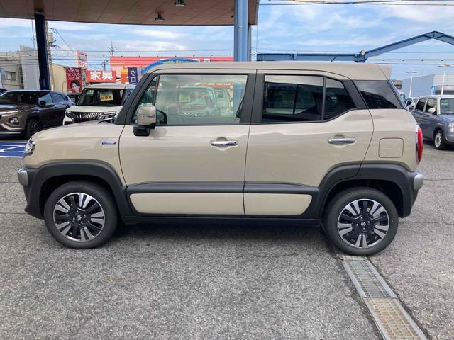 クロスビー ハイブリッドMZ クリアランスソナー オートクルーズコントロール レーンアシスト 衝突被害軽減システム LEDヘッドランプ アルミホイール スマートキー アイドリングストップ 電動格納ミラー シートヒーター AT(6枚目)