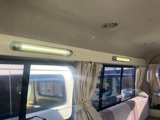 ハイエースワゴン 　ナッツＲＶ　トライアル　１０名乗車　３ナンバー　サブバッテリー　走行充電　電圧計　４００Ｗインバーター　７インチナビ　ＥＴＣ１．０　バックカメラ　キャンピングカー（52枚目）