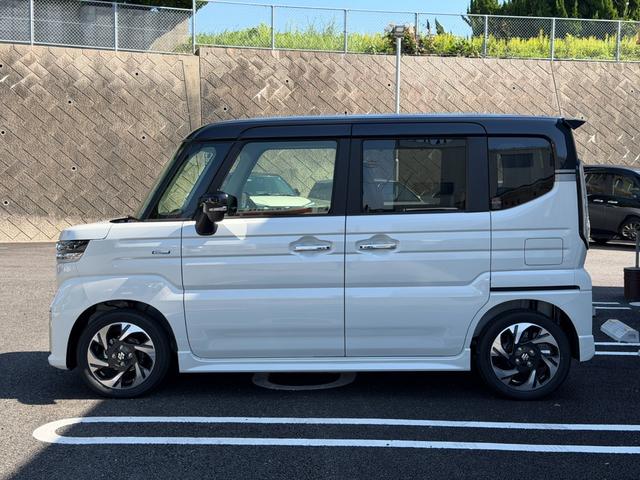 スペーシアカスタム ハイブリッドＸＳ　ワンオーナー　全方位モニター付メモリーナビゲーション　スズキコネクト対応通信機　スズキセーフティーサポート　デュアルセンサーブレーキサポートＩＩ　両側パワスラ　スマ－トキ－Ｘ２　ツートンルーフ（16枚目）