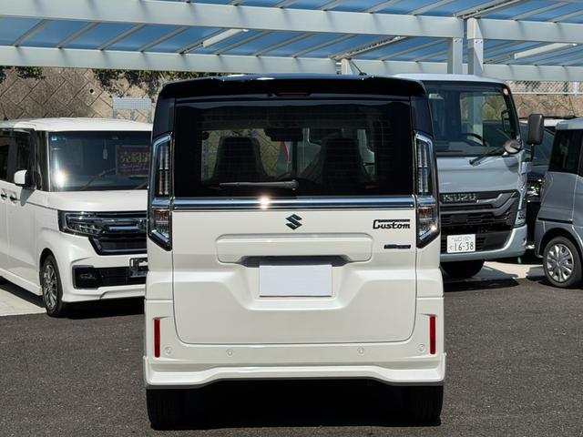 スペーシアカスタム ハイブリッドＸＳ　ワンオーナー　全方位モニター付メモリーナビゲーション　スズキコネクト対応通信機　スズキセーフティーサポート　デュアルセンサーブレーキサポートＩＩ　両側パワスラ　スマ－トキ－Ｘ２　ツートンルーフ（18枚目）