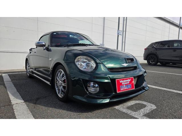 コペン 2ndアニバーサリーエディション ナビ フルエアロ MOMOステアリング RECAROシート 社外AW BLITZ車高調(22枚目)