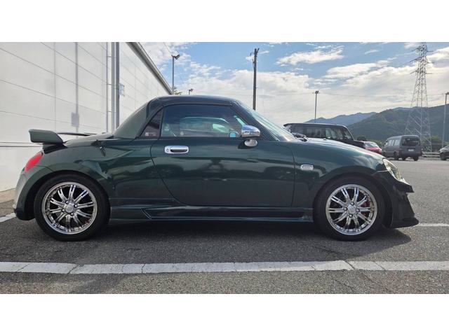 コペン 2ndアニバーサリーエディション ナビ フルエアロ MOMOステアリング RECAROシート 社外AW BLITZ車高調(23枚目)