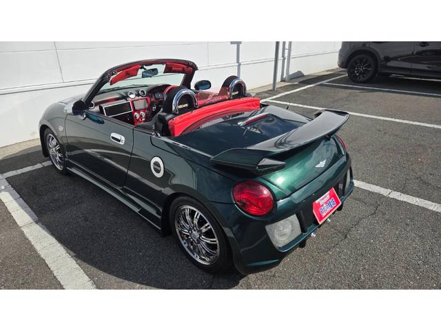 コペン 2ndアニバーサリーエディション ナビ フルエアロ MOMOステアリング RECAROシート 社外AW BLITZ車高調(26枚目)