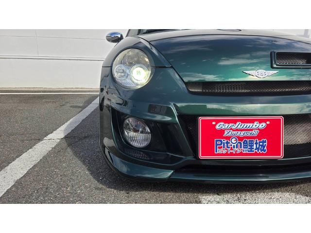 コペン 2ndアニバーサリーエディション ナビ フルエアロ MOMOステアリング RECAROシート 社外AW BLITZ車高調(30枚目)