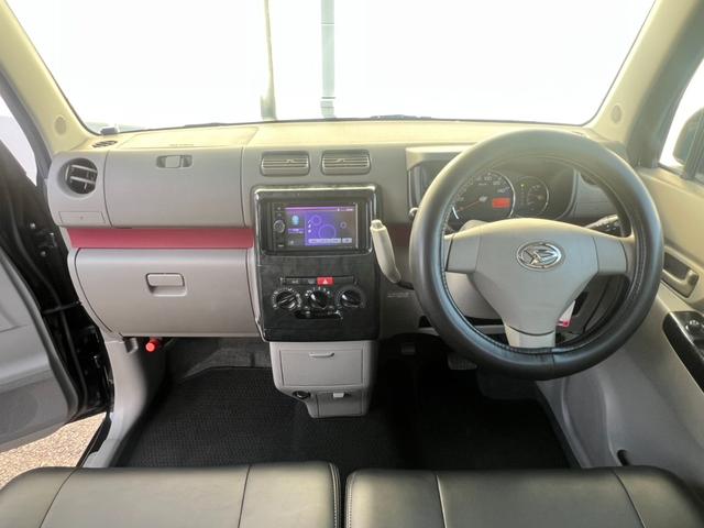 ムーヴコンテ Ｌ　フルエアロ　ローダウン　社外アルミホイール　レザー調シートカバー　大理石パネル　リアワイパー（3枚目）