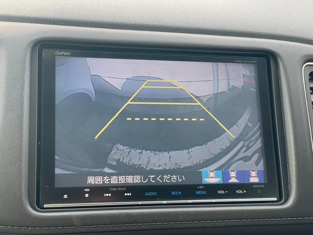 ヴェゼル ハイブリッドＺ・ホンダセンシング　純正８インチナビ　バックモニター　ビルトインＥＴＣ　スマートキープッシュスタート　ＬＥＤヘッドライト　ハーフレザーシート　純正１７インチアルミホイール（5枚目）