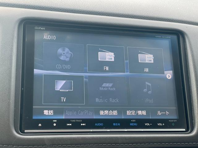 ヴェゼル ハイブリッドＺ・ホンダセンシング　純正８インチナビ　バックモニター　ビルトインＥＴＣ　スマートキープッシュスタート　ＬＥＤヘッドライト　ハーフレザーシート　純正１７インチアルミホイール（6枚目）